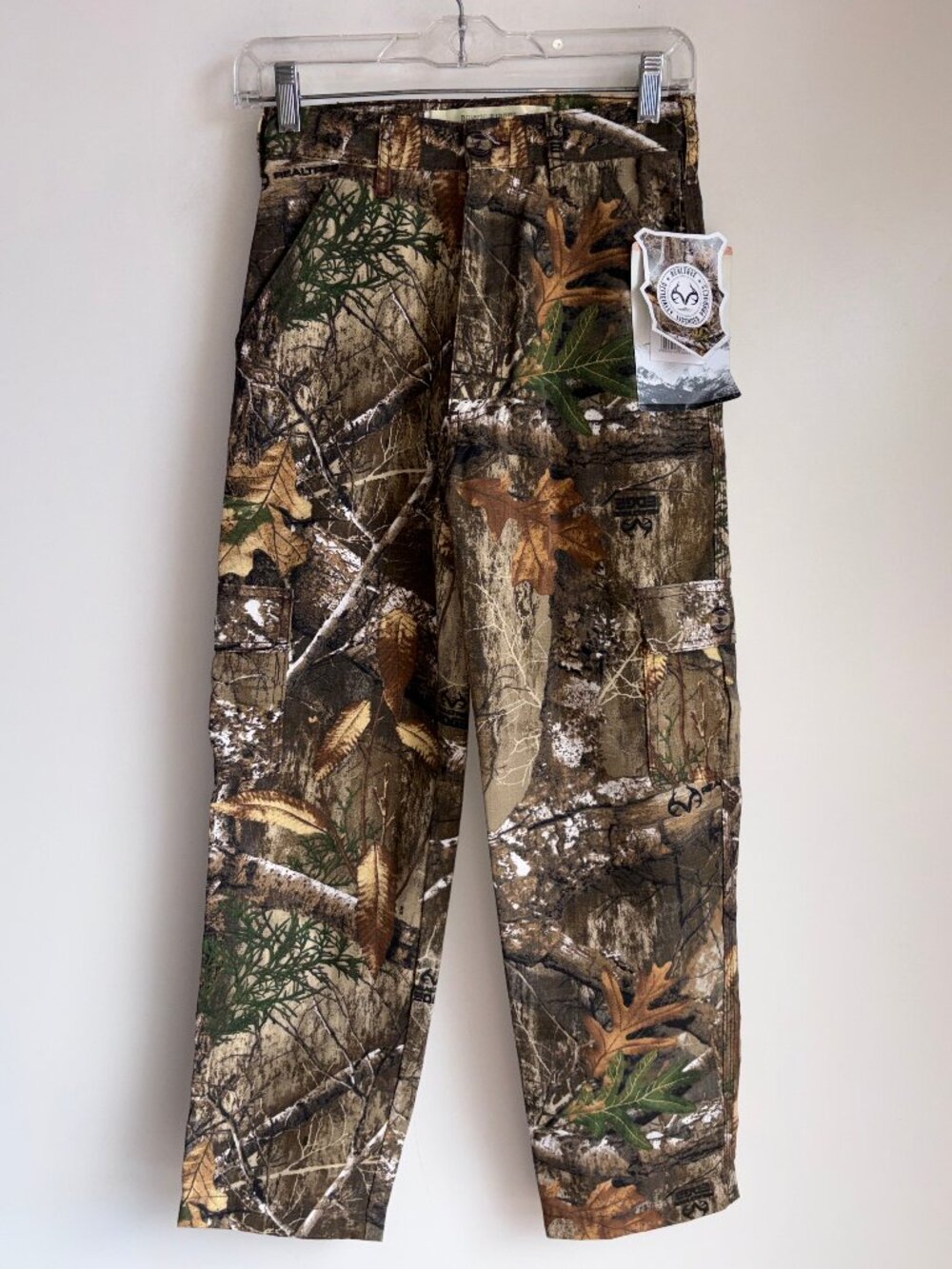 NWT Rustic Ridge Realtree Edge Camo Cargo Pants Boys Large